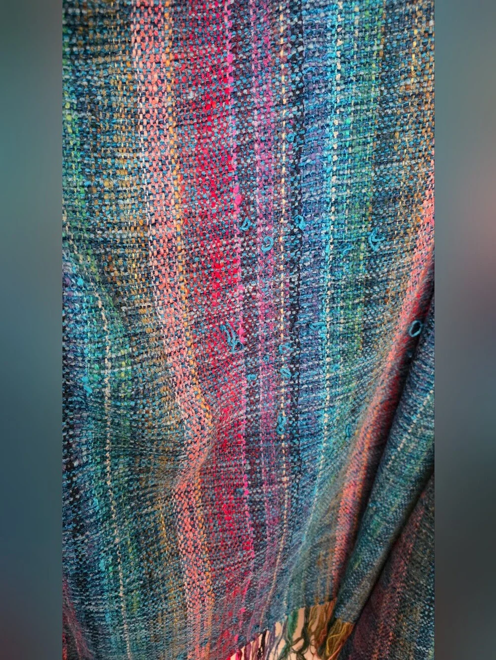 Handwoven Multicolor Shawl Wrap